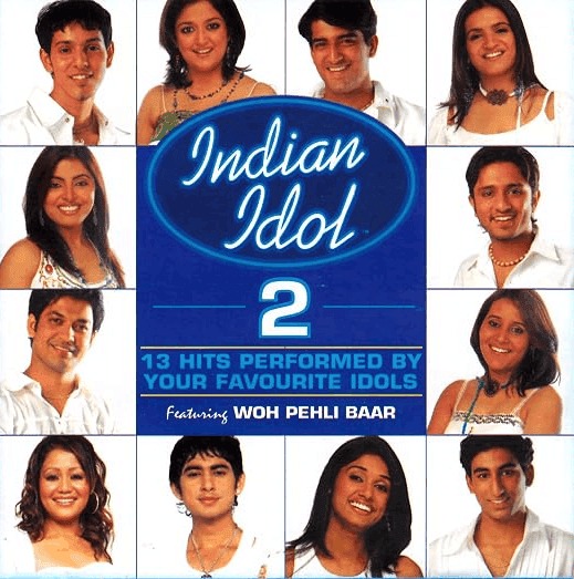 Indian Idol 2 Official Music CD Front Cover